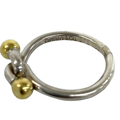 Tiffany & Co Vintage Hook Eye Ring Silver No Gold — view 3