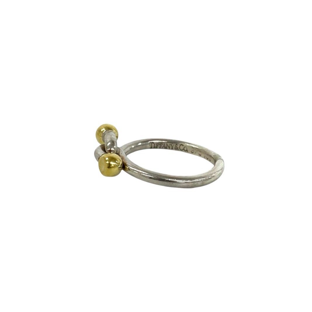 Tiffany & Co Vintage Hook Eye Ring Silver No Gold — view 5