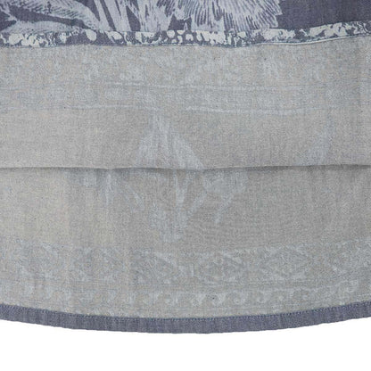 Dior Indigo Discharge Chambray Skirt Blue — view 6
