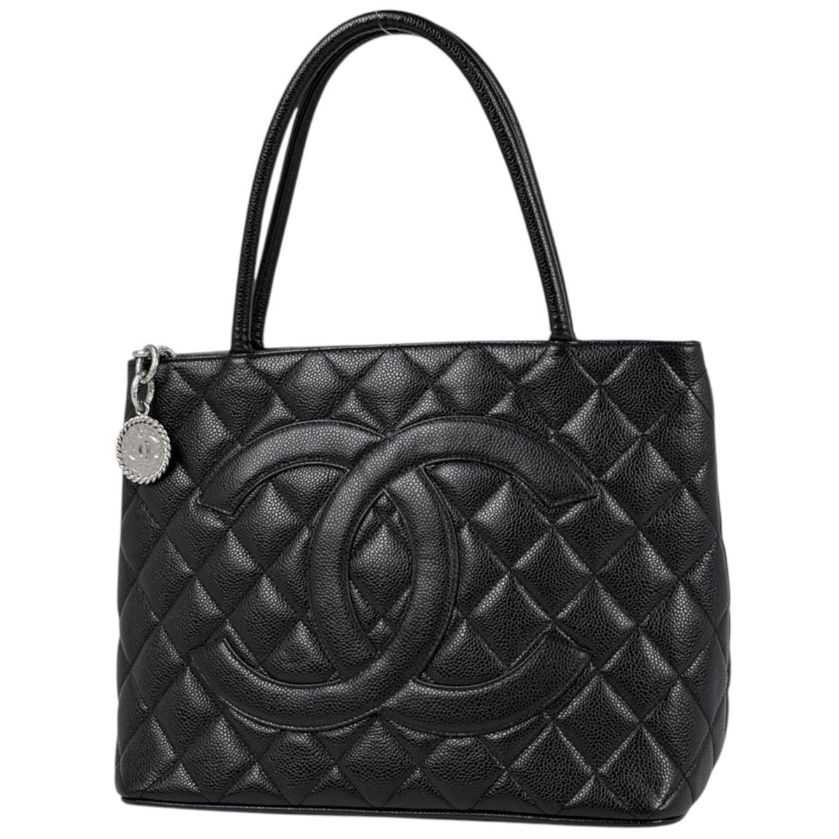 Chanel Reissue Tote Bag Caviar Leather Black
