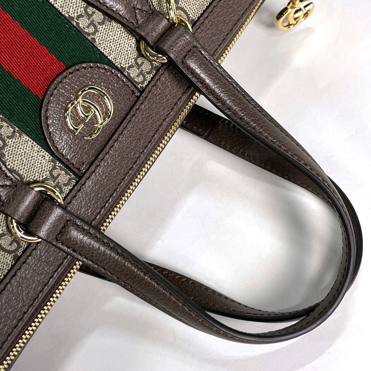Gucci Ophidia Handbag 2-Way GG Supreme Beige Brown — view 5