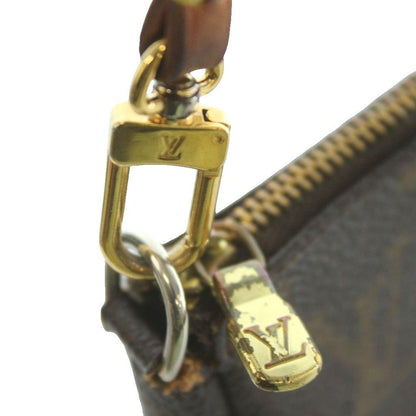 Louis Vuitton Monogram Pochette Soir Handbag Canvas Logo Brown — view 4