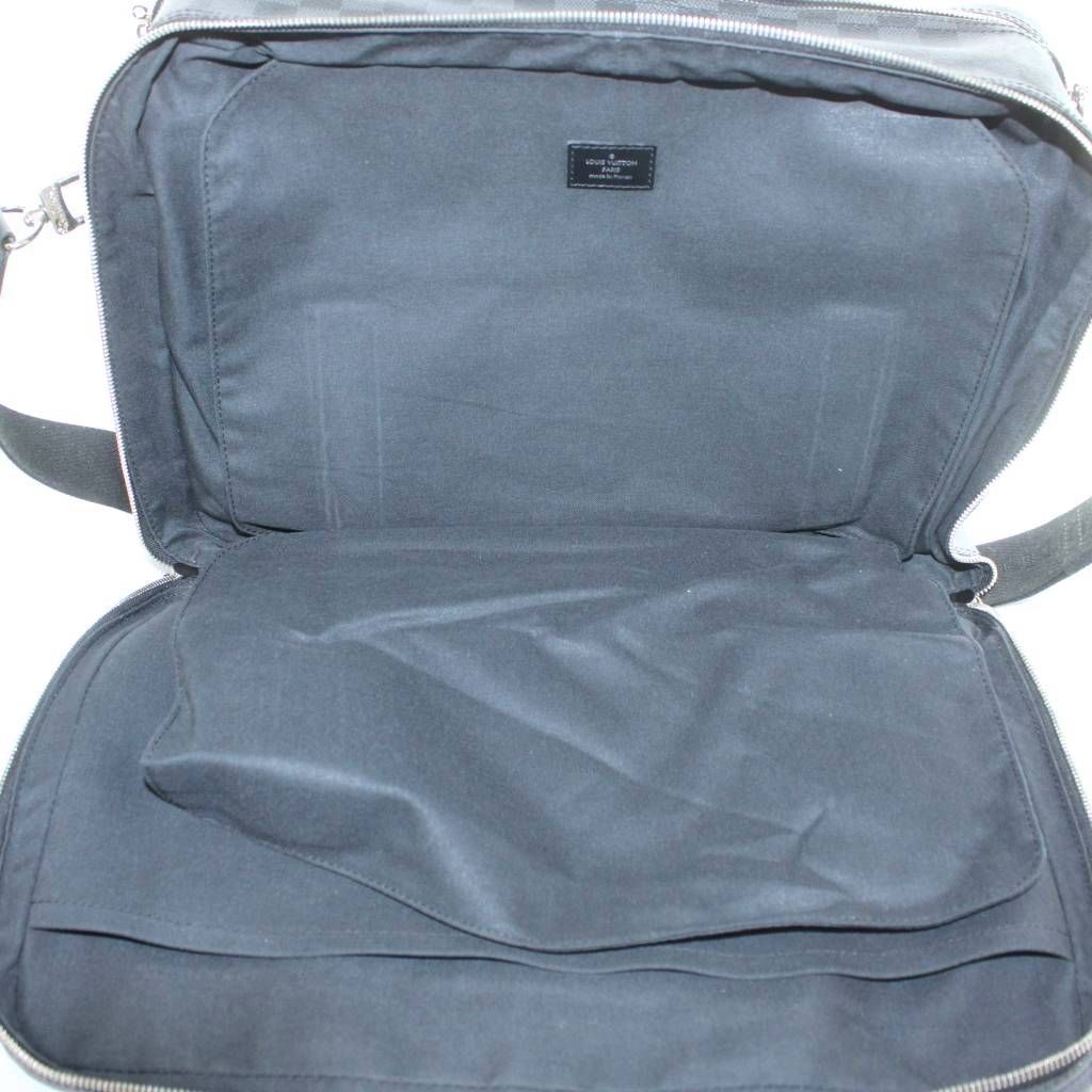 Louis Vuitton Damier Graphite Overnight 2-Way Briefcase Business Hand Shoulder — view 5