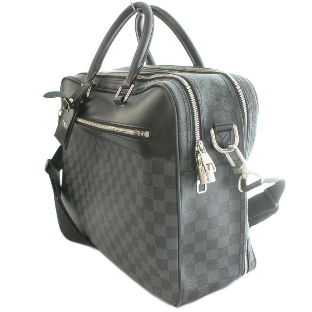 Louis Vuitton Damier Graphite Overnight 2-Way Briefcase Business Hand Shoulder — view 2