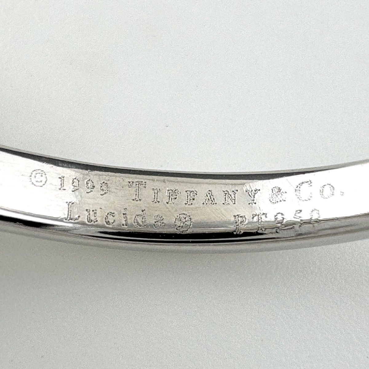 Tiffany & Co Lucida Platinum Ring Diamond — view 7