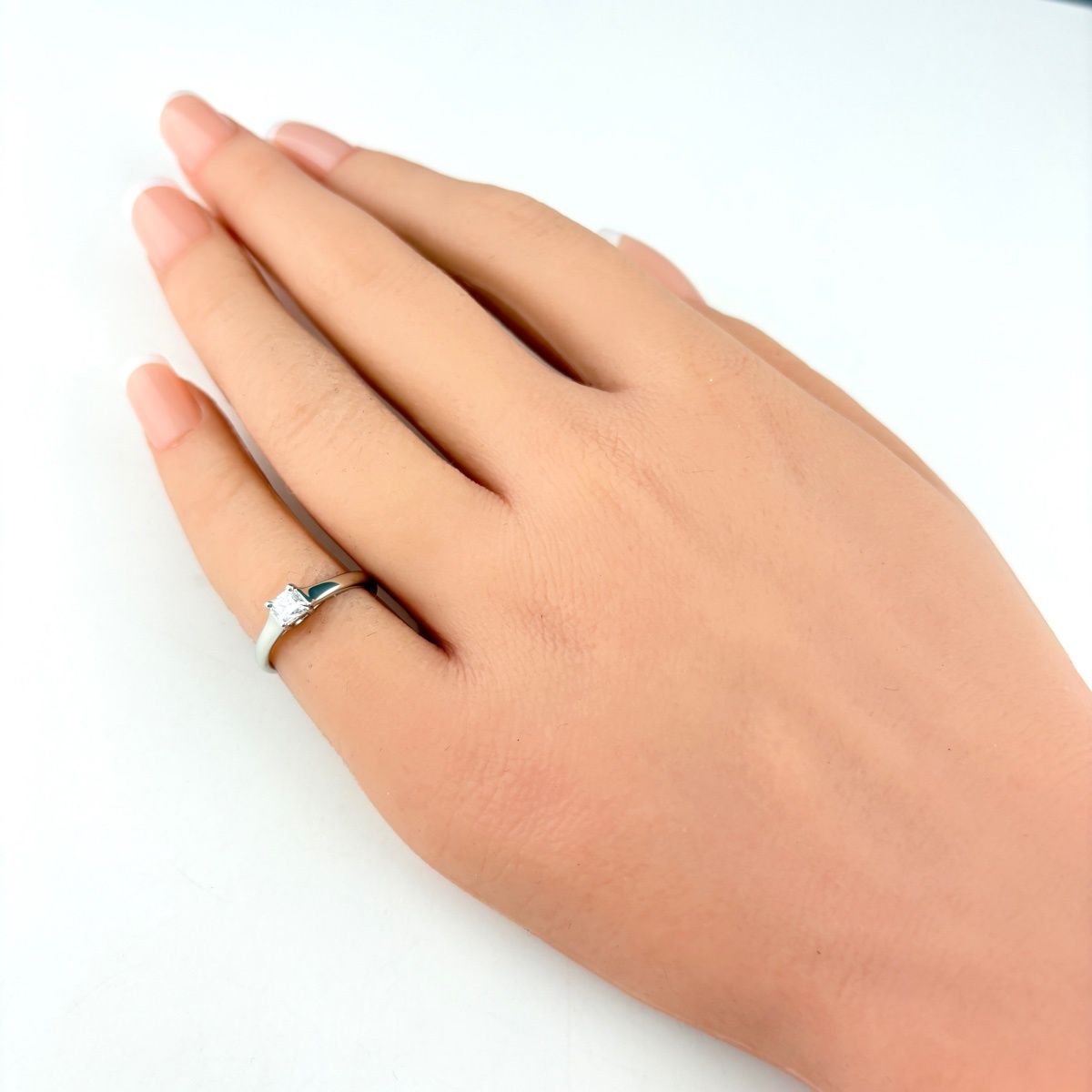 Tiffany & Co Lucida Platinum Ring Diamond — view 6