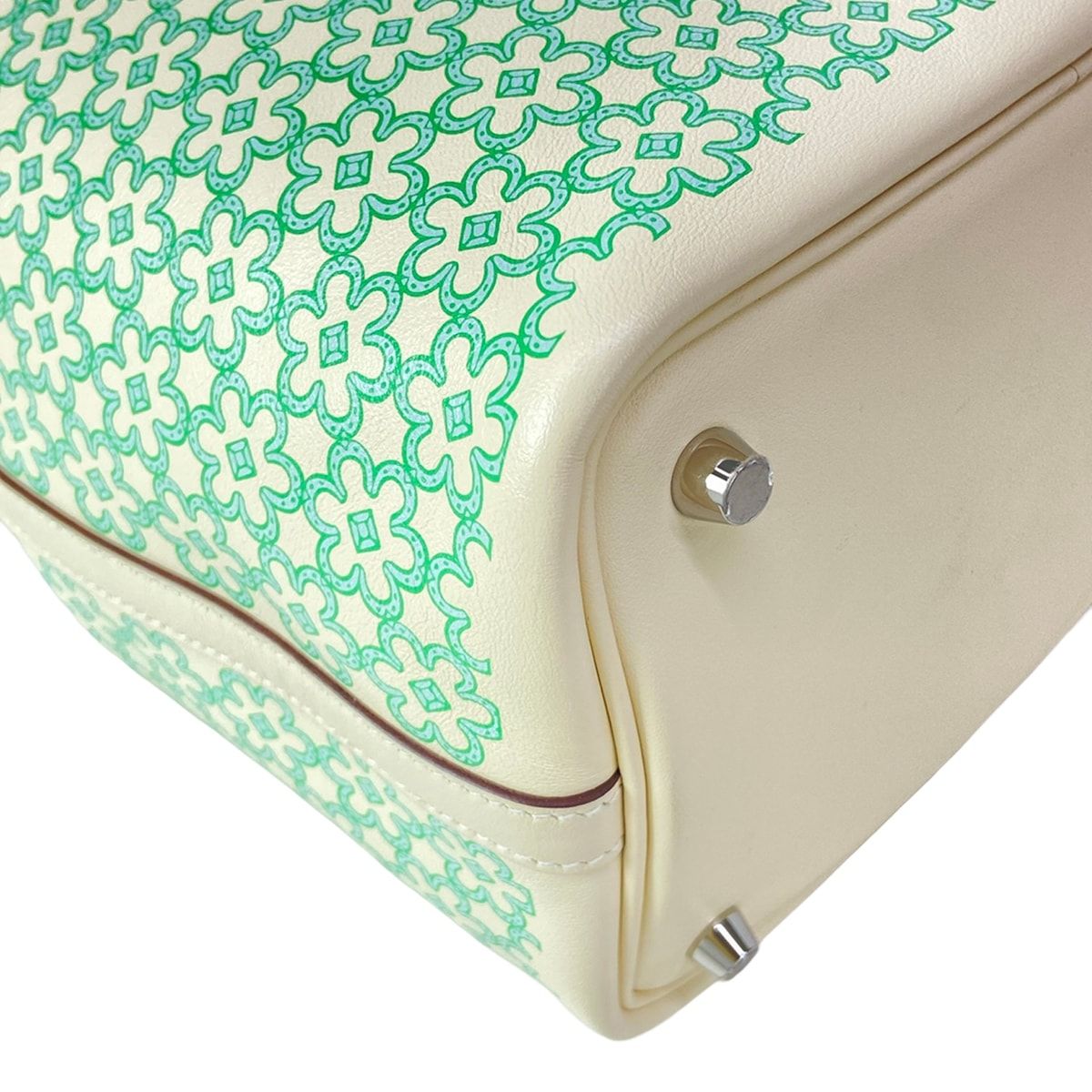 Hermes Handbag Picotin Lock PM Lucky Daisy Nata Vert Silver — view 7