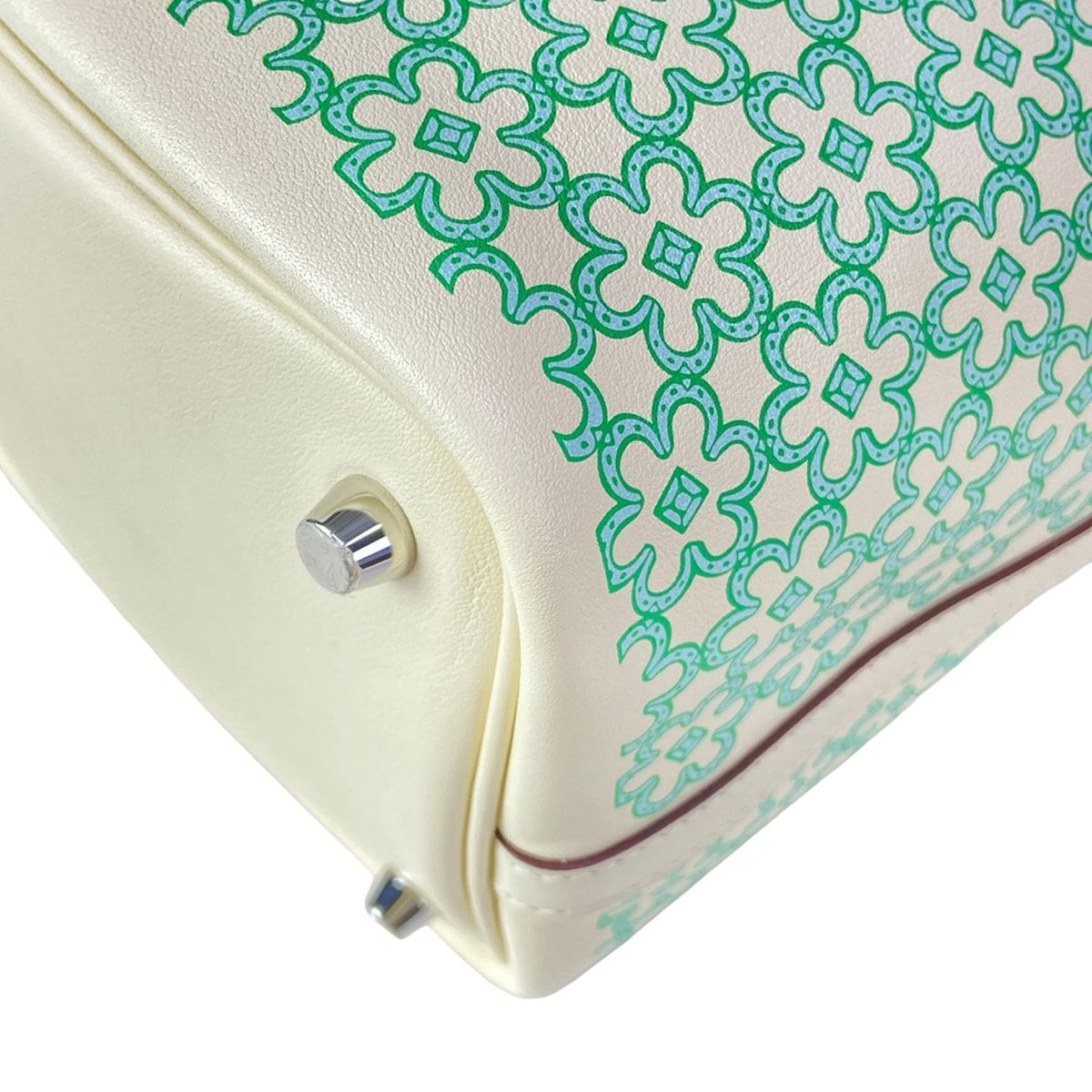 Hermes Handbag Picotin Lock PM Lucky Daisy Nata Vert Silver — view 8
