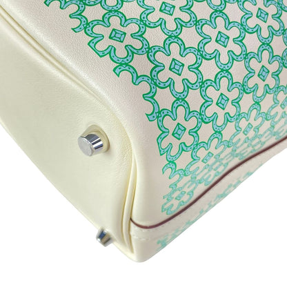 Hermes Handbag Picotin Lock PM Lucky Daisy Nata Vert Silver — view 8