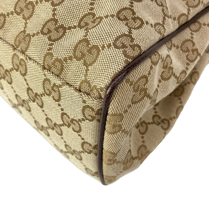 Gucci Handbag Paparazzo Top Handle Bag Beige Dark Green Multi Leather — view 8