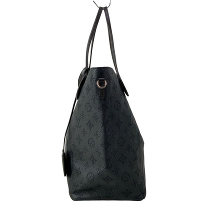 Louis Vuitton Tote Bag Mahina Hina MM Noir Leather — view 4