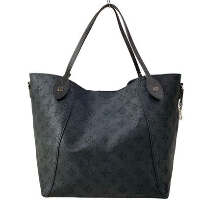 Louis Vuitton Tote Bag Mahina Hina MM Noir Leather — view 3