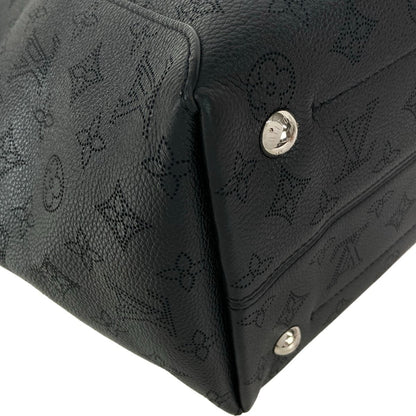 Louis Vuitton Tote Bag Mahina Hina MM Noir Leather — view 7