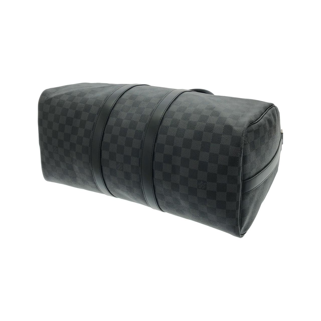 Louis Vuitton Damier Graphite Keepall Bandouliere 45 Boston Bag — view 3