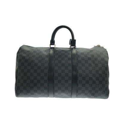 Louis Vuitton Damier Graphite Keepall Bandouliere 45 Boston Bag — view 2