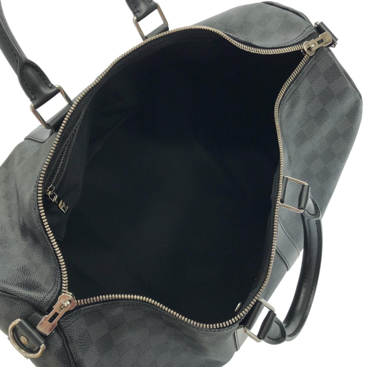 Louis Vuitton Damier Graphite Keepall Bandouliere 45 Boston Bag — view 7