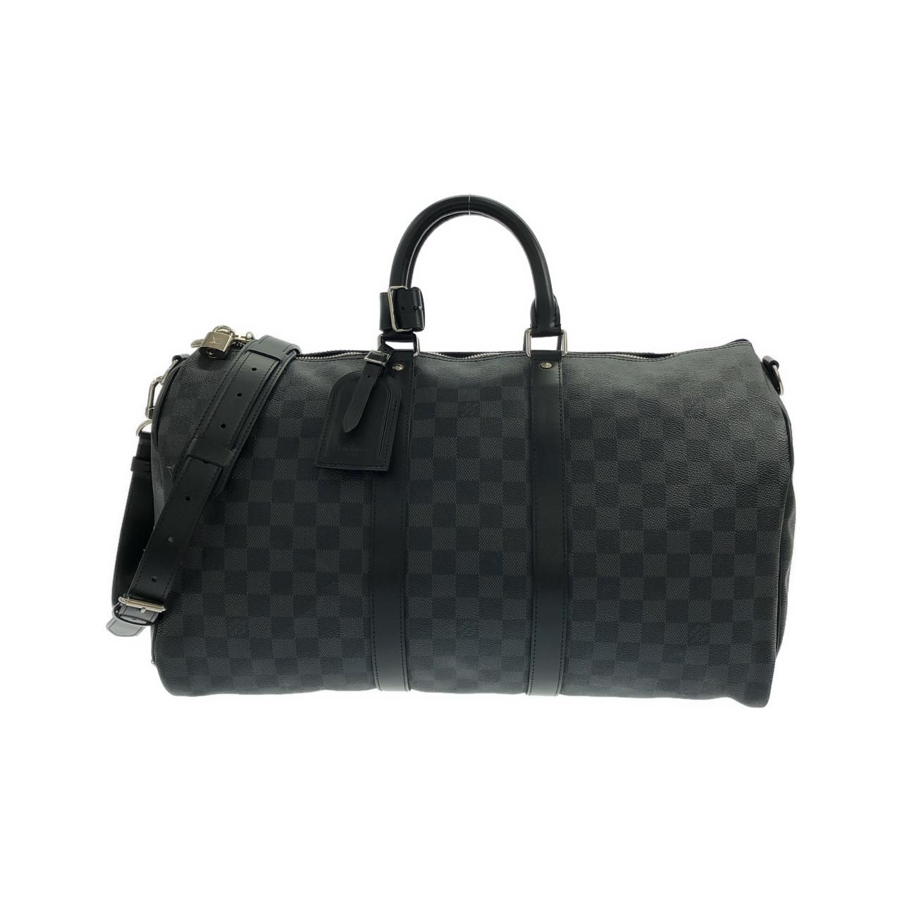 Louis Vuitton Damier Graphite Keepall Bandouliere 45 Boston Bag
