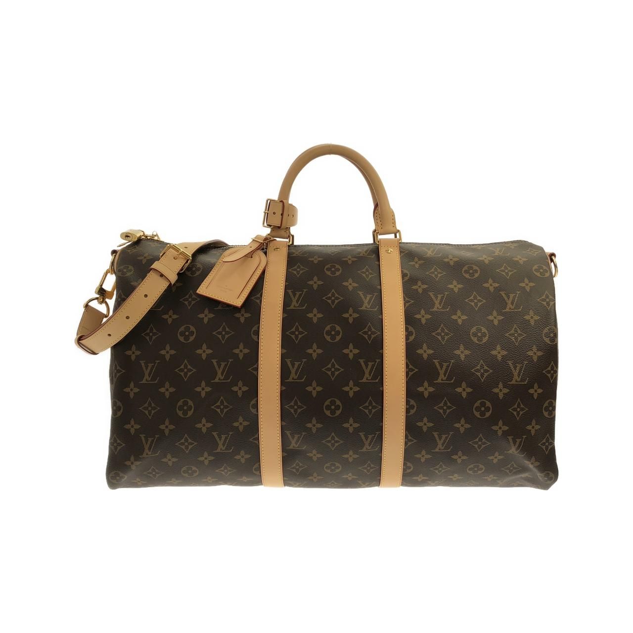 Louis Vuitton Monogram Keepall Bandouliere 50 Boston Bag