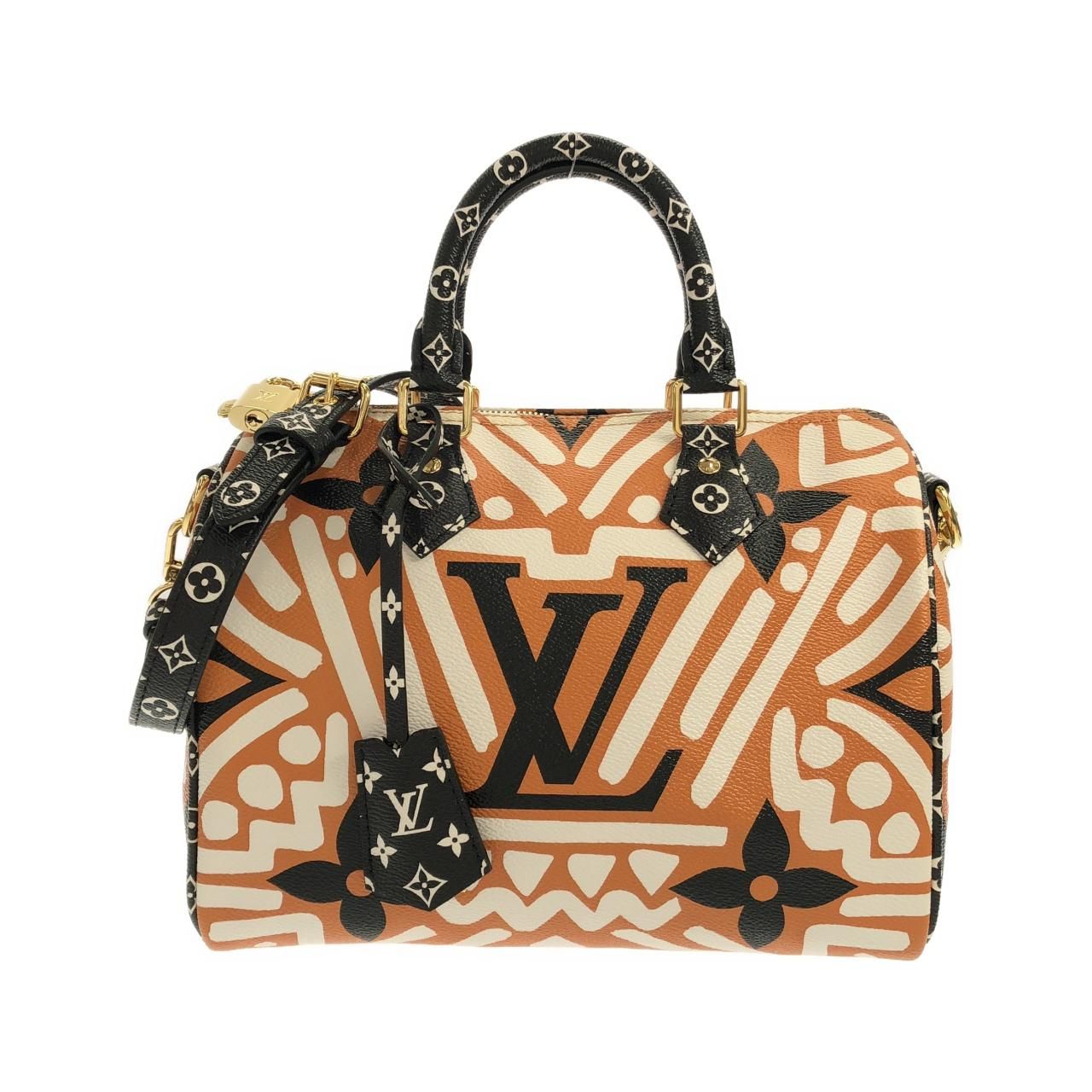 Louis Vuitton LV Crafty Speedy Bandouliere 25 Boston Bag