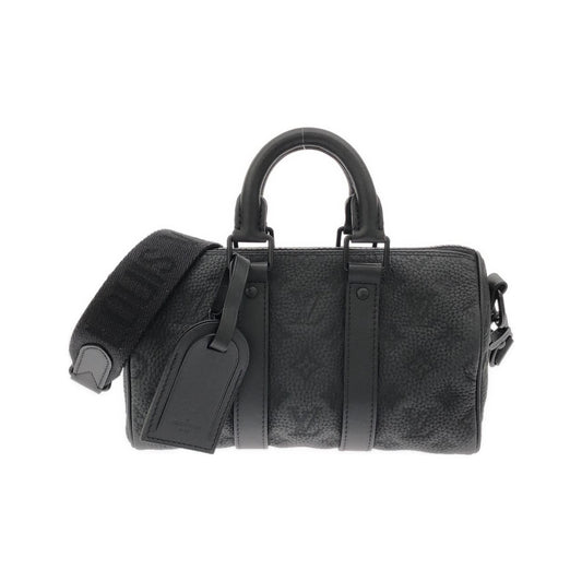 Louis Vuitton Taurillon Monogram Keepall Bandouliere 25 Boston Bag
