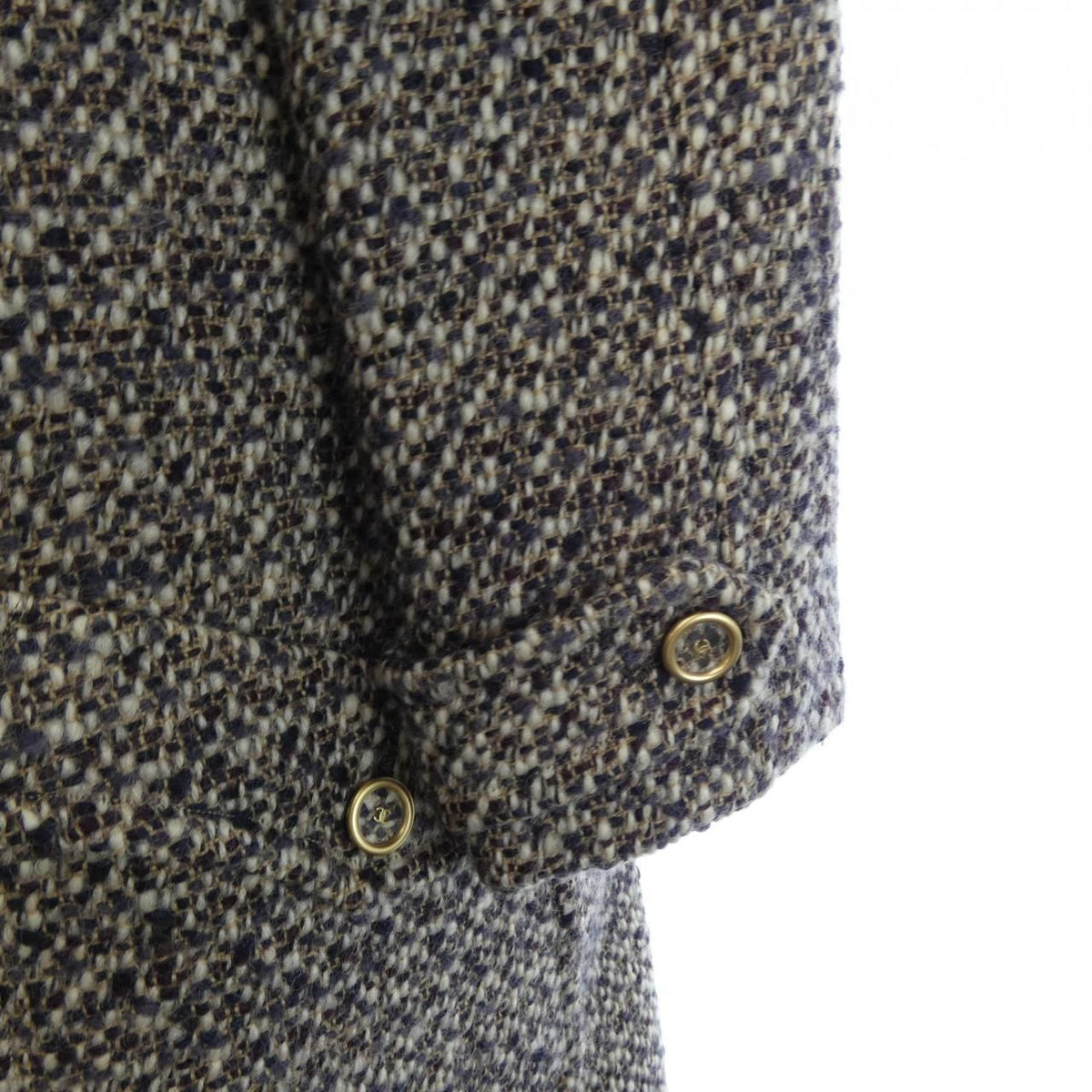 Chanel 01A Vintage Coat Brown — view 6