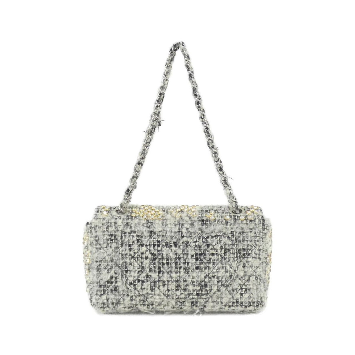Chanel Shoulder Bag Gray — view 2