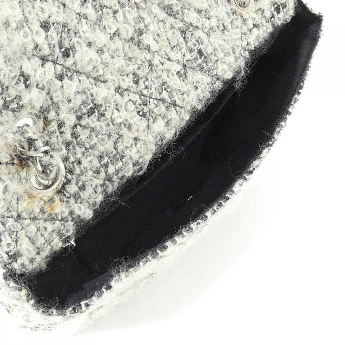 Chanel Shoulder Bag Gray — view 8
