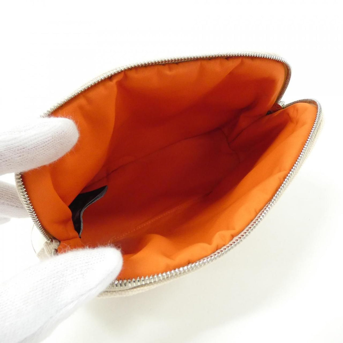 Hermes Bolide Pouch Beige — view 6