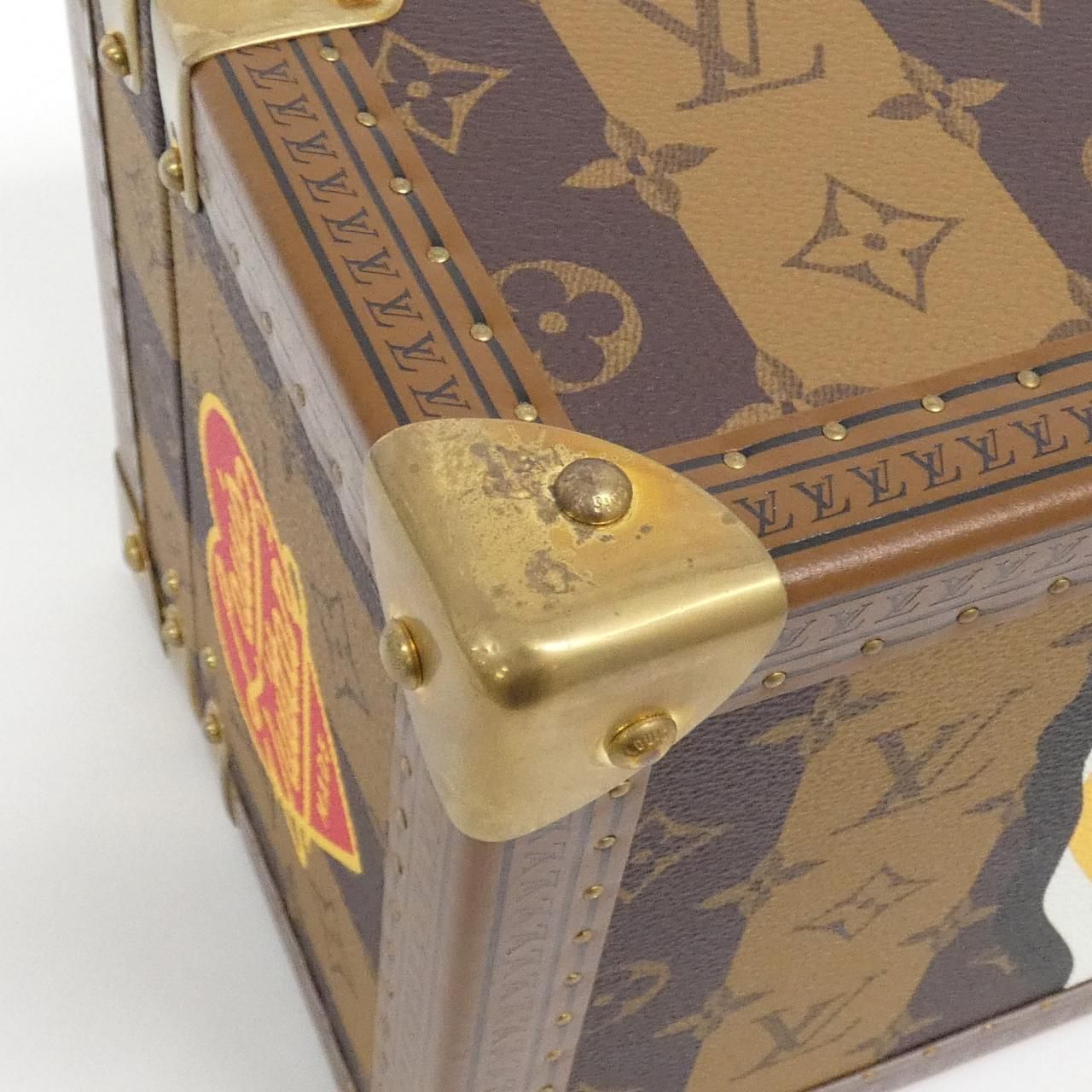 Louis Vuitton Monogram Stripe Coffret Soir Bag — view 3