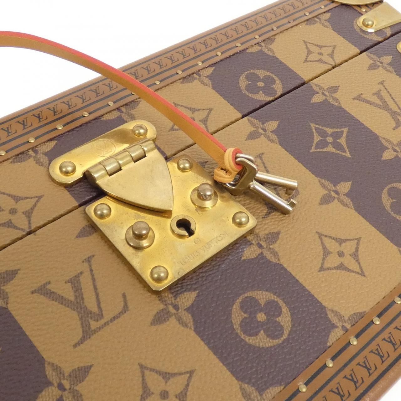 Louis Vuitton Monogram Stripe Coffret Soir Bag — view 6