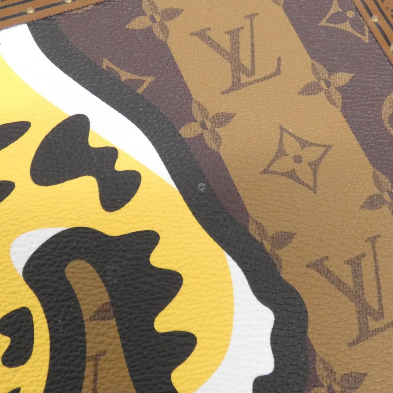 Louis Vuitton Monogram Stripe Coffret Soir Bag — view 4