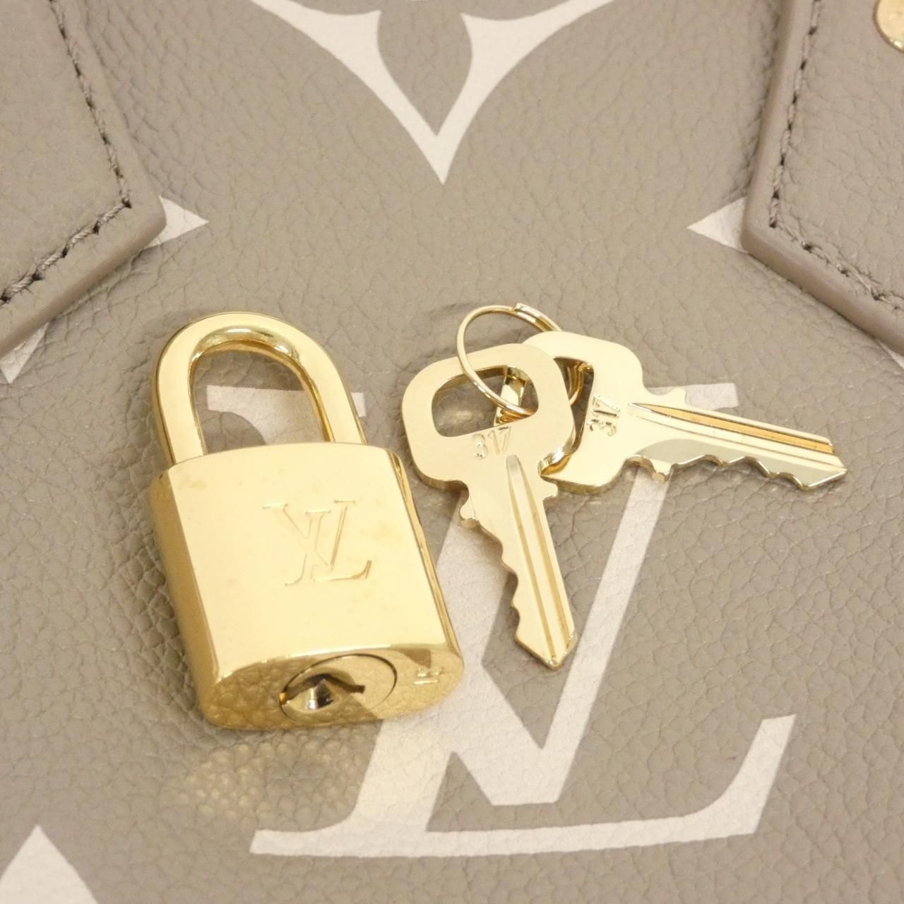 Louis Vuitton Bicolor Monogram Empreinte Speedy Bandouliere 20 Boston Bag — view 6