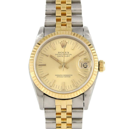 Rolex Datejust Automatic Watch Gold