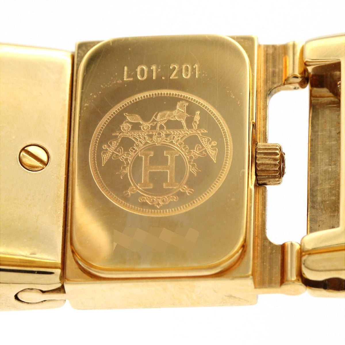 Hermes Loquet Enamel Quartz Watch — view 7