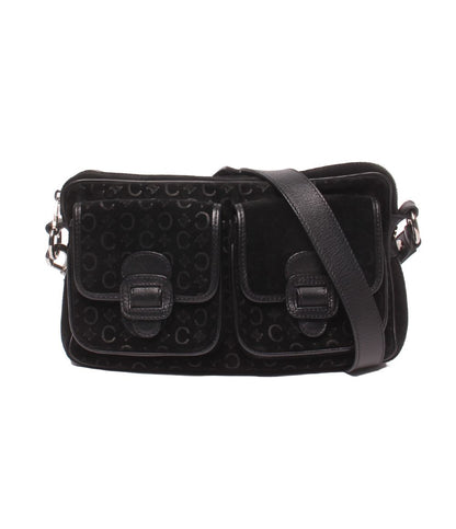 Celine Shoulder Bag Crossbody Suede C Macadam 0