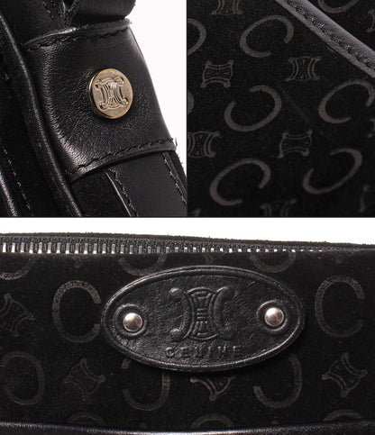 Celine Shoulder Bag Crossbody Suede C Macadam 0 — view 7