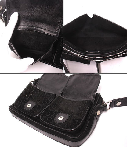 Celine Shoulder Bag Crossbody Suede C Macadam 0 — view 6