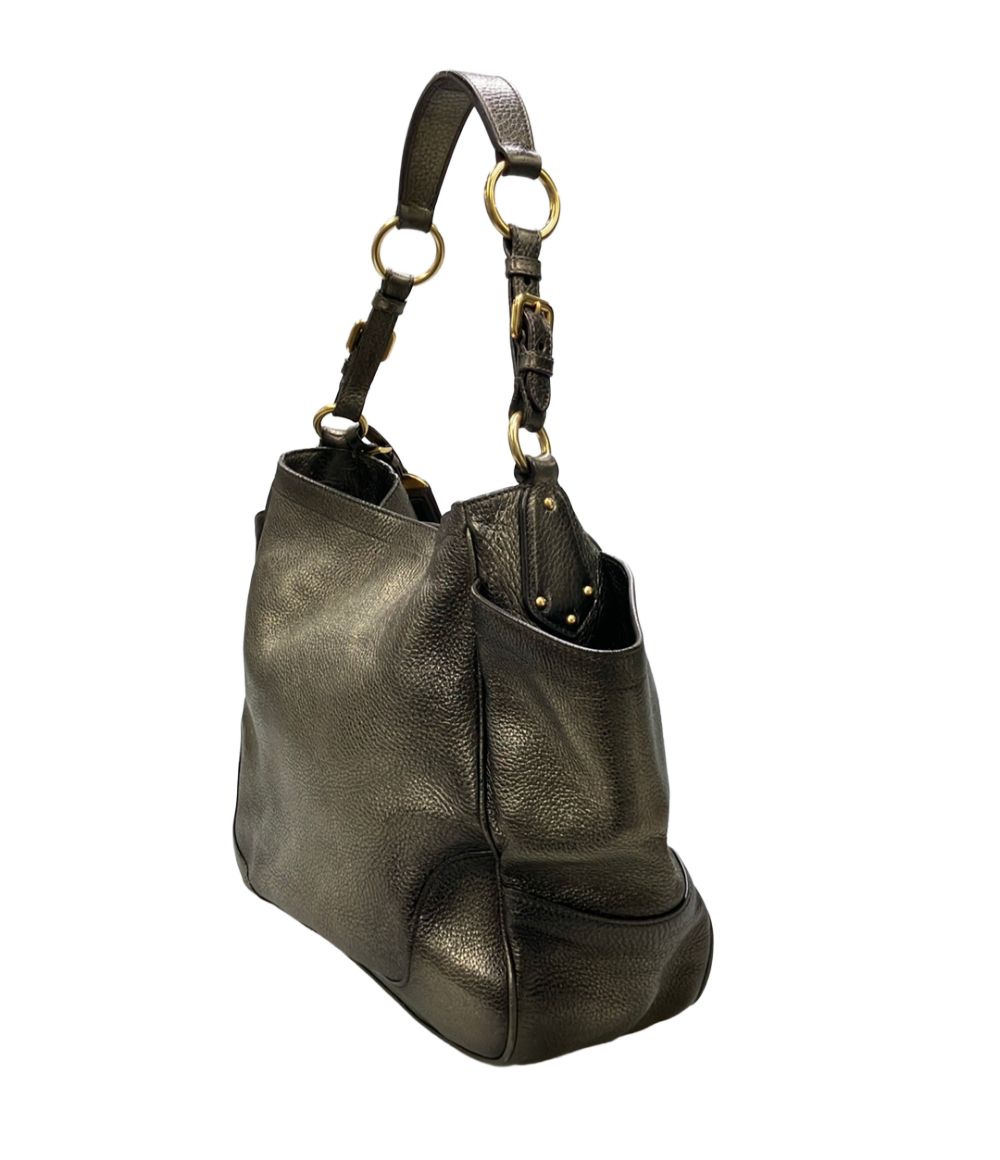 Prada Tote Bag Leather Gold — view 3