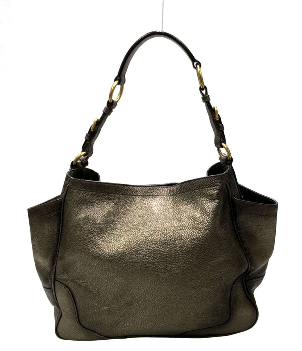 Prada Tote Bag Leather Gold — view 2