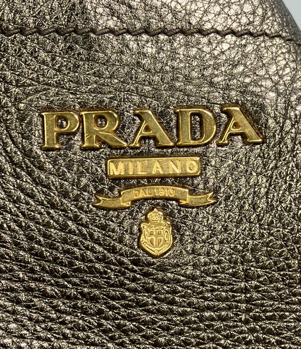 Prada Tote Bag Leather Gold — view 6