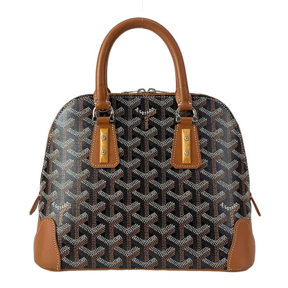 Goyard Handbag Vendome Mini Black Brown White Leather — view 3