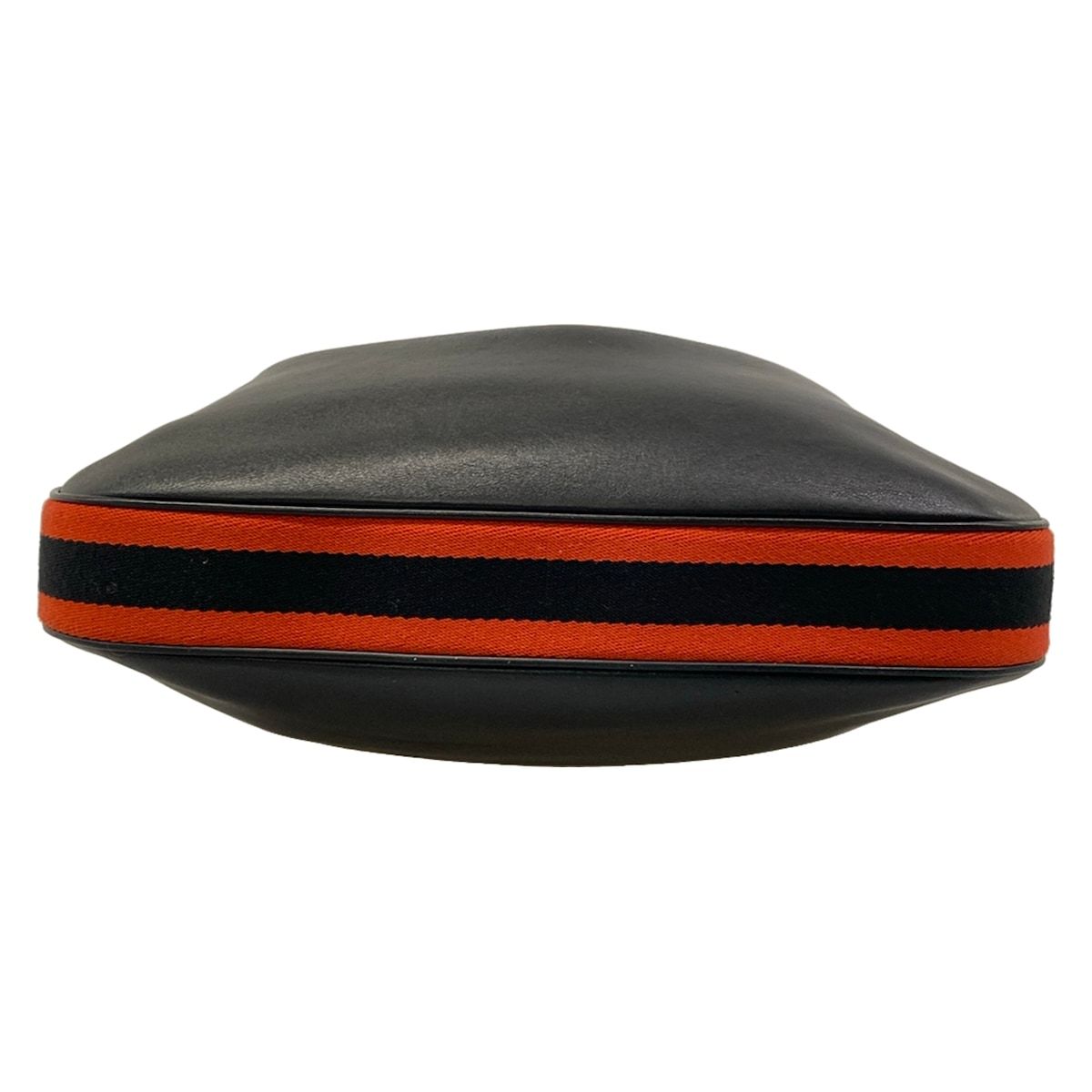 Gucci Shoulder Bag Attache Bag Black Orange Leather — view 5