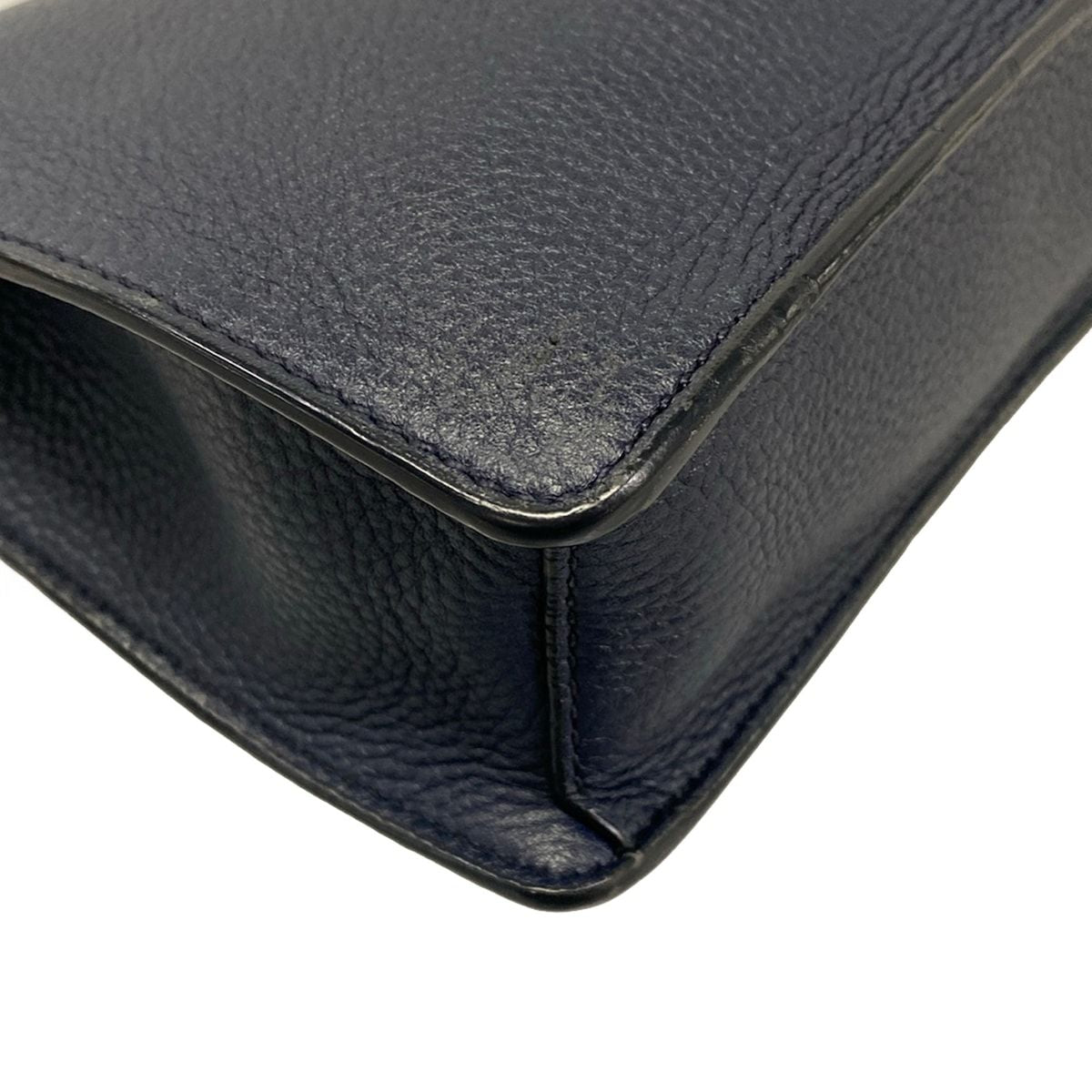 Prada Second Bag Dark Navy Leather — view 6