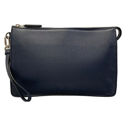 Prada Second Bag Dark Navy Leather