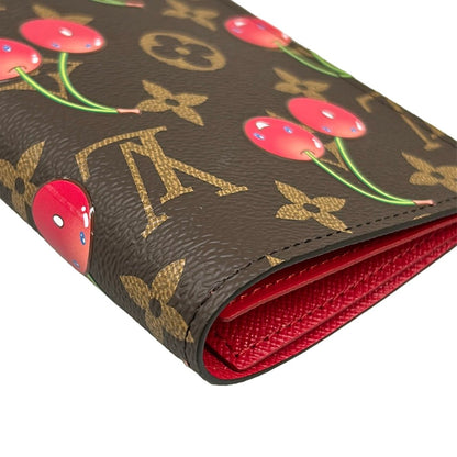 Louis Vuitton Case Monogram Cherry LV Takashi Murakami Couverture Passport NM — view 6