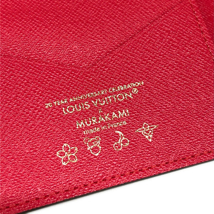 Louis Vuitton Case Monogram Cherry LV Takashi Murakami Couverture Passport NM — view 5