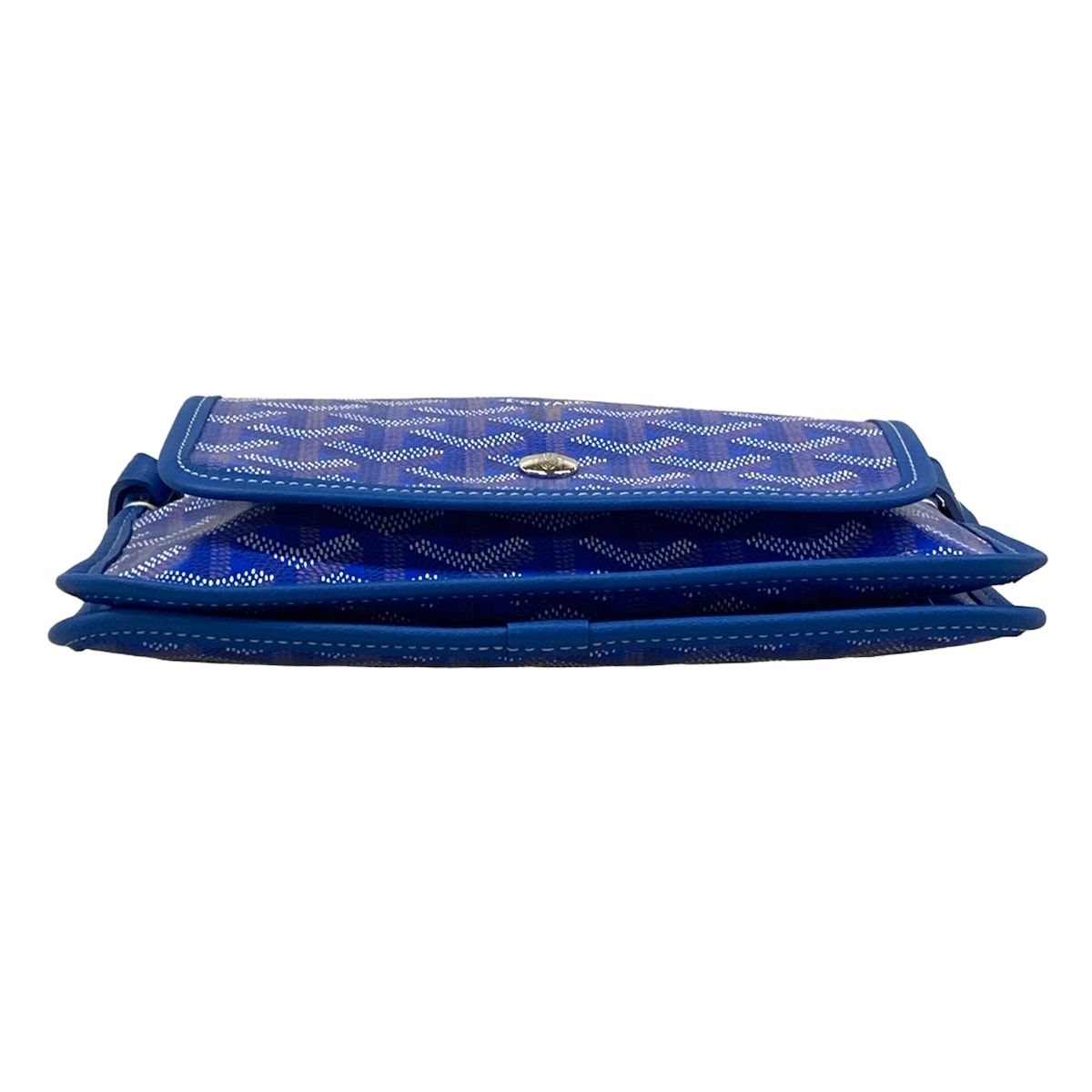 Goyard Shoulder Bag Plumet Blue Leather — view 5