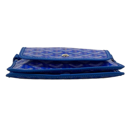 Goyard Shoulder Bag Plumet Blue Leather — view 5