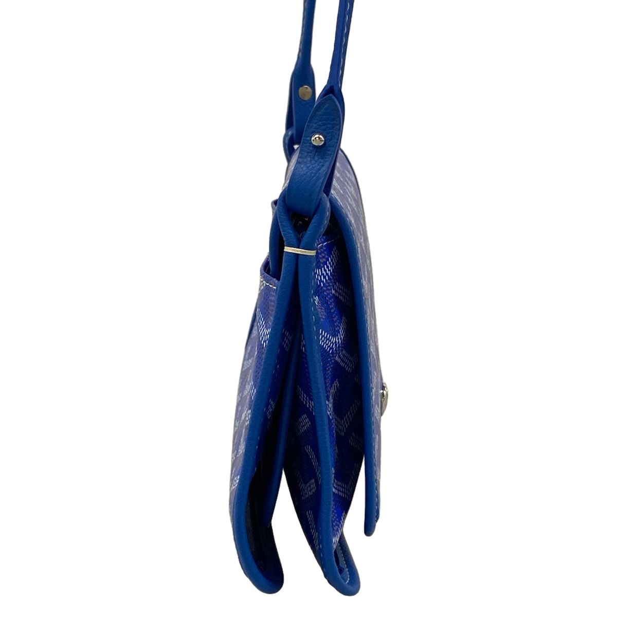 Goyard Shoulder Bag Plumet Blue Leather — view 2