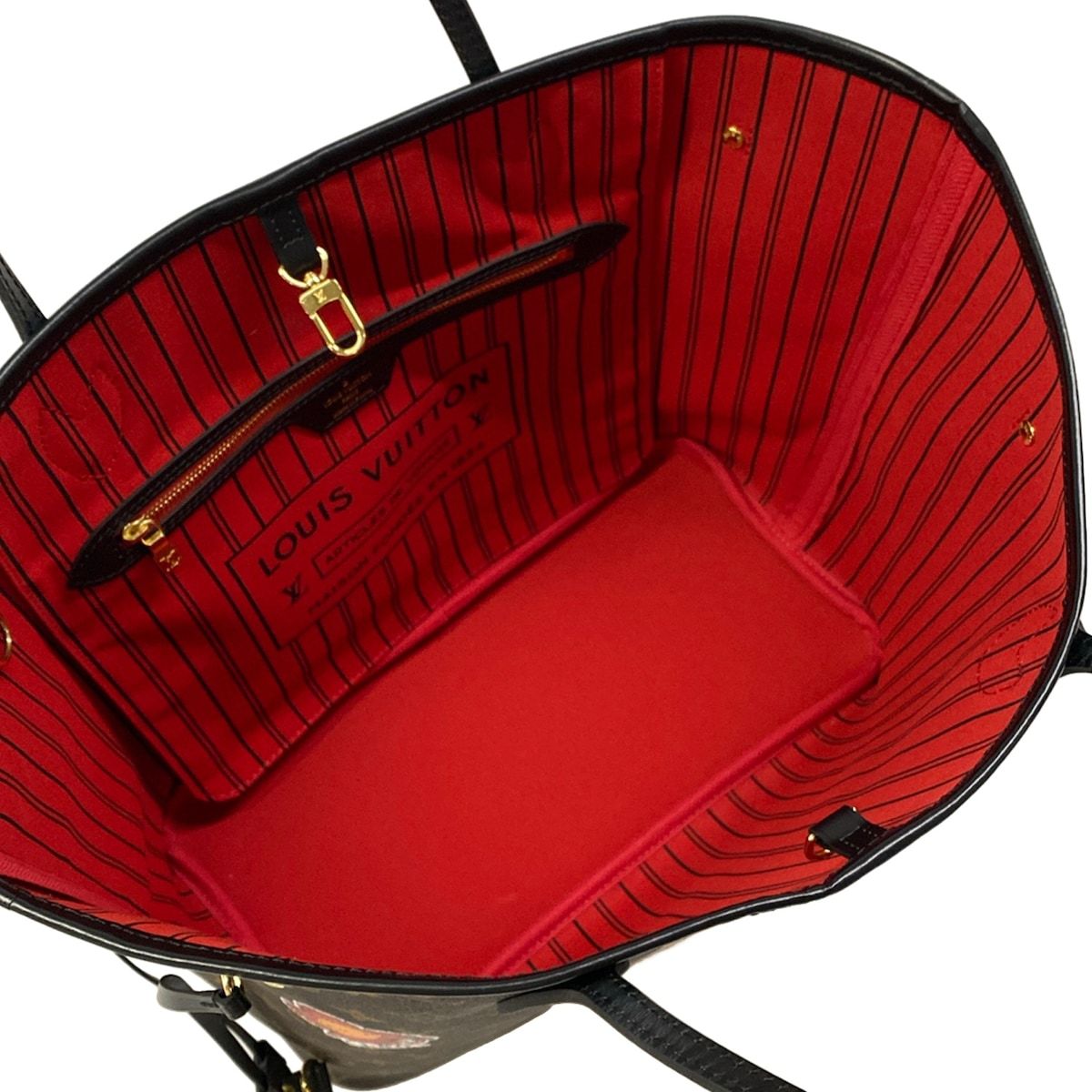 Louis Vuitton Tote Bag World Tour Collection Neverfull MM Monogram — view 7